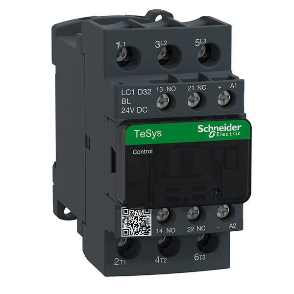 3P CONT 32A AC3 15KW 1NO 1NC 24VDC LC